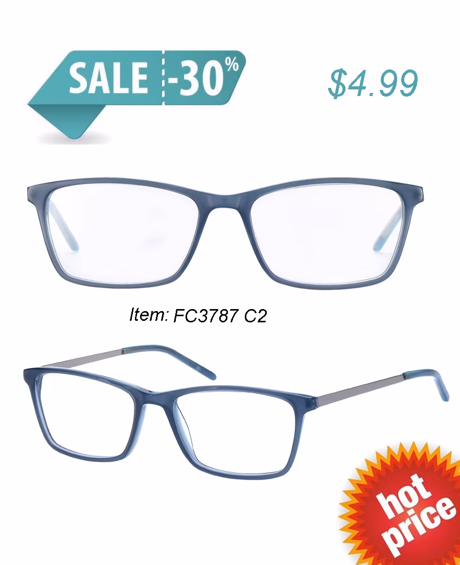 Promotion Discount Price Slim Acetate Eyeglasses Frame