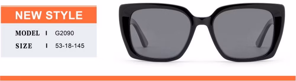 2024 OEM New Arrival High Quality Hot Sale Acetate Tortoiseshell Frame PC Lens UV400 Fashion Sunglasses