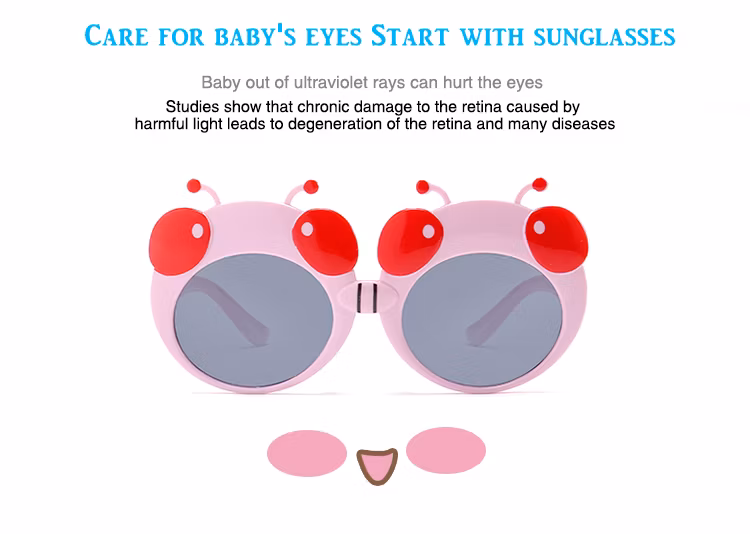 Hot Sale Wholesale Cheap Children Animal Shape Sunglasses Custom Logo Kid Sunglasses