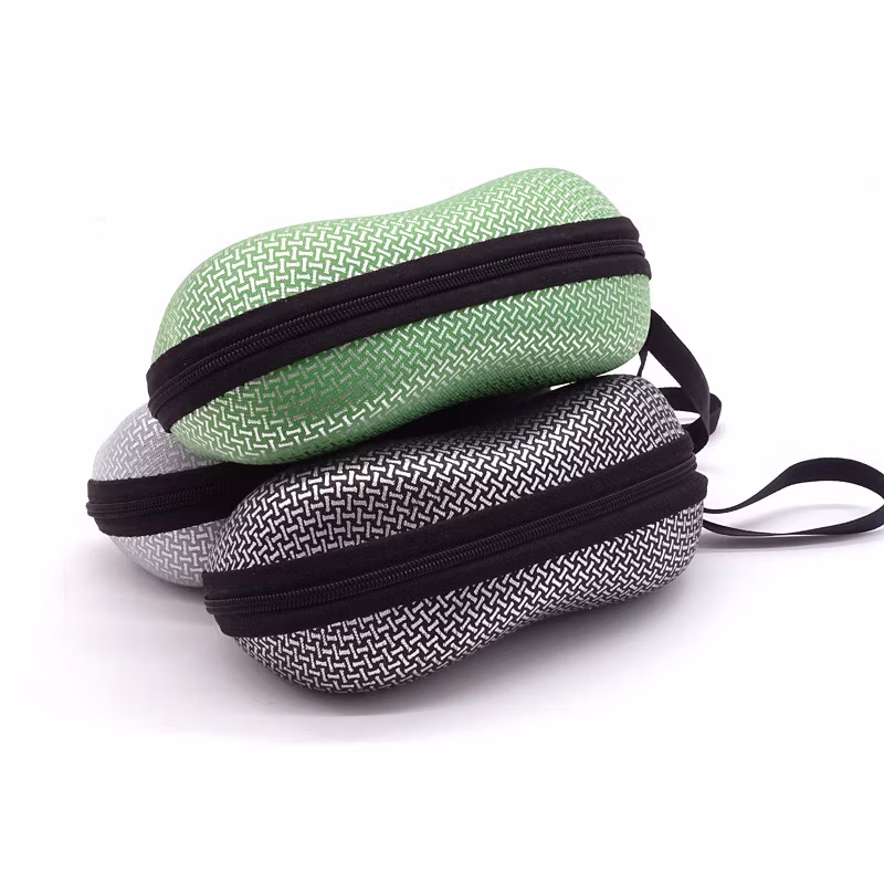 Inno-E019 Peanut Shaped EVA Box, Crush-Resistant EVA Case for Sunglasses, Customizable Color and Logo