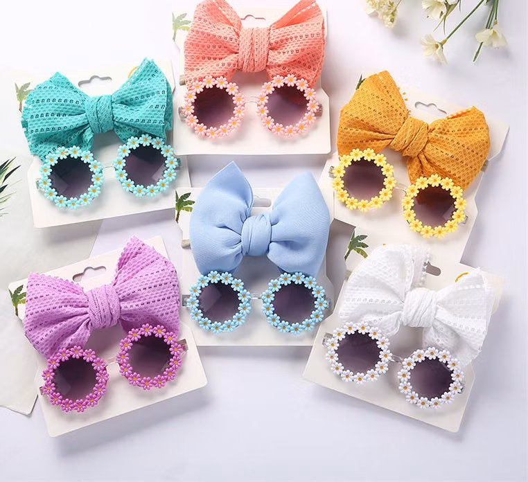 New Fashion Heart Sunglasses with Headbands for Kids