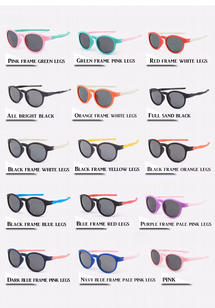 2020 New Children′s Polarized Sunglasses Fashion Silicone Trend
