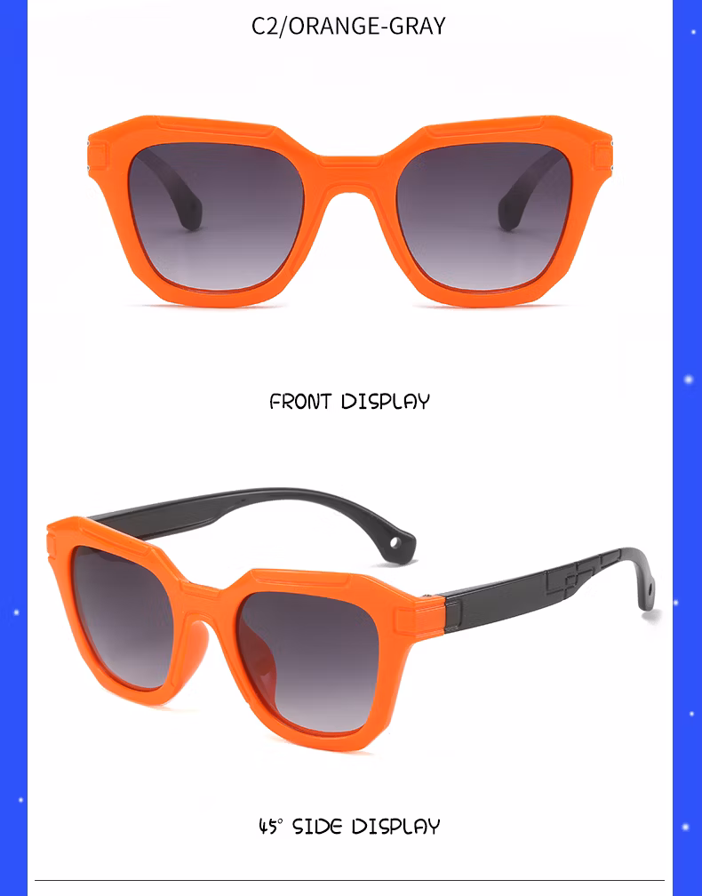 Popular OEM ODM Custom PC Sunglasses Children Sunglasses Plastic Toddler Sun Glasses