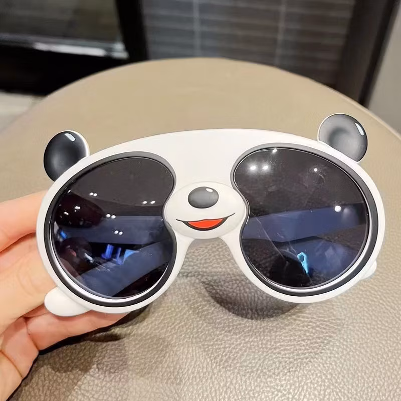 Designer CE New Popular Women Kids Boys and Girls Fashion Trendy Stock Wholesale Bulk Factory Price Bing Den Den Polarized Silica Gel Funny Panda Sunglasses