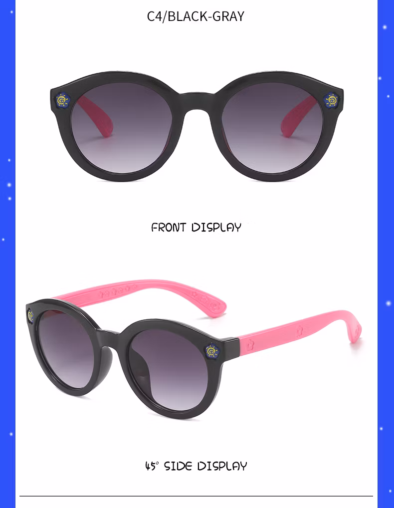 2023 High Quality Newest Cheap Cartoon Kids Eyewear Hot Sale Boys Girls Sun Glasses Children Sunglasses