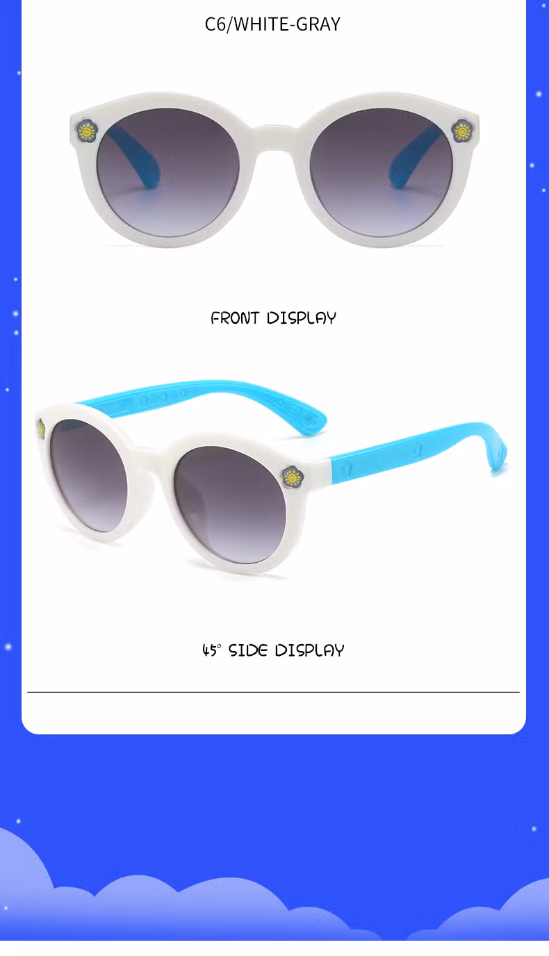 2023 High Quality Newest Cheap Cartoon Kids Eyewear Hot Sale Boys Girls Sun Glasses Children Sunglasses