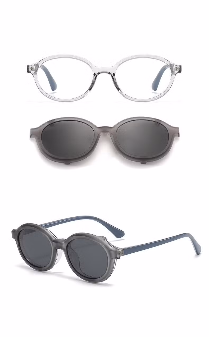 Tr-90 Optical Frame Clip on Fashionable Popular for Kids Sunglasses