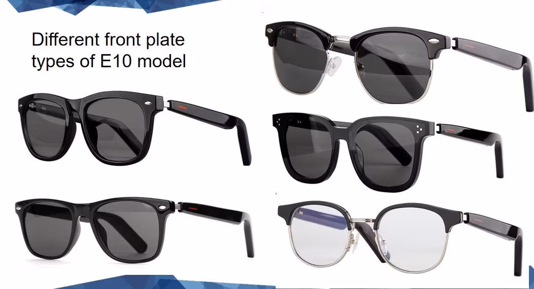 Manufacturer′s New Smart Bluetooth Glasses Audio Headset Open Style Polarized Sunglasses for Men and Women