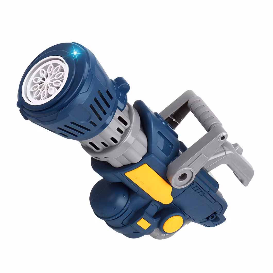 2024 New Customized 10 Holes Bubble Machine Roket Bazooka Automatic Bubble Gun Summer Kids Toys