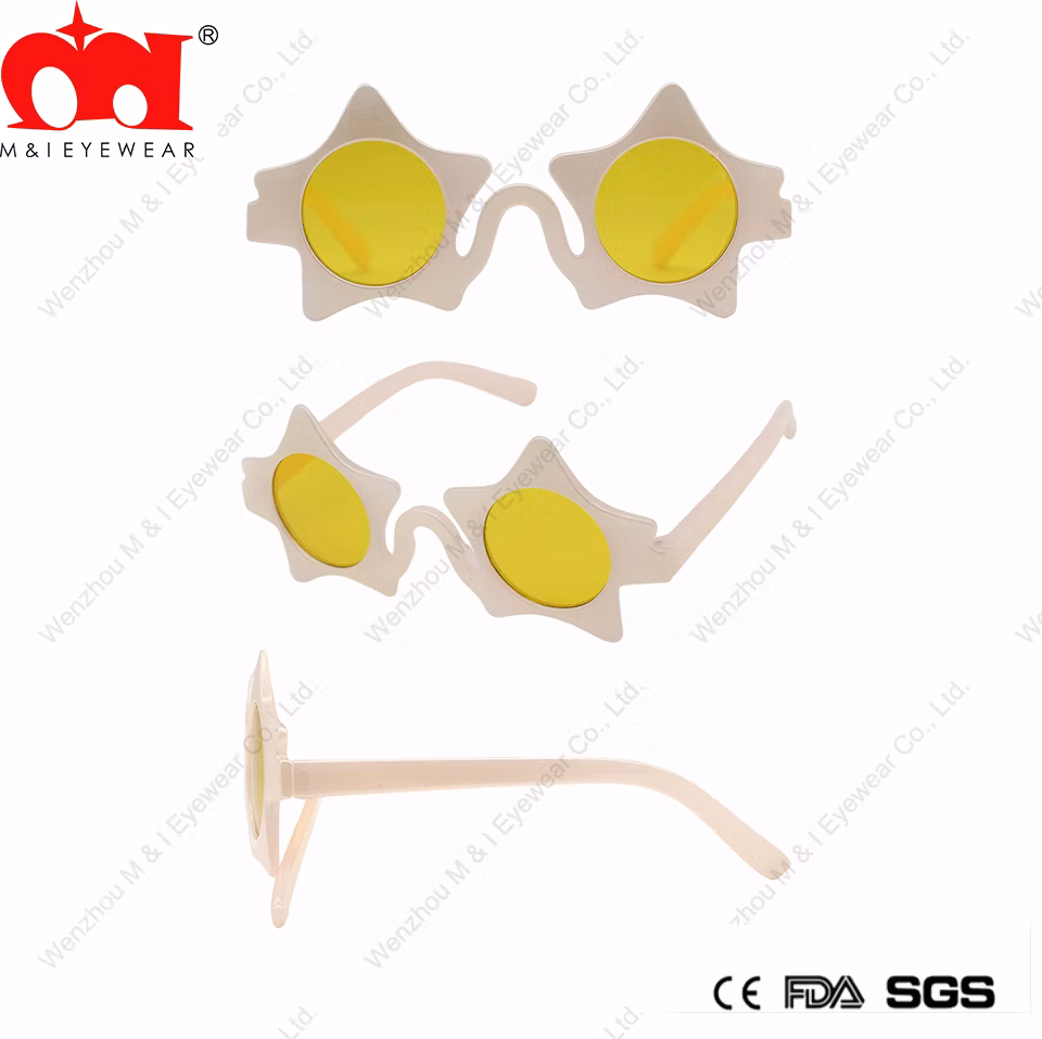 Promotion New Trendy Star Shape Frame Funny Cute Party Kids Sunglasses (LT906134)