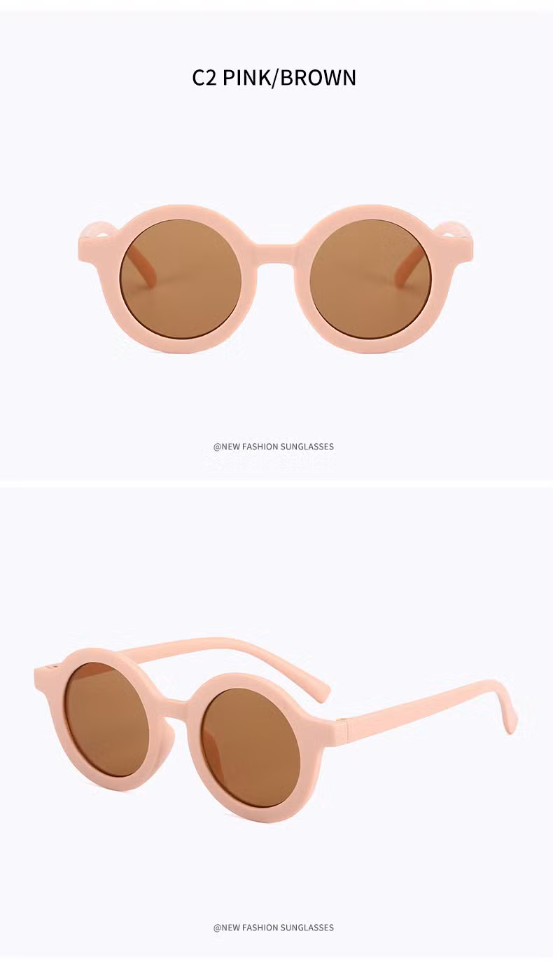 2023 Fashion 90s Retro Round Unisex Vintage Child Sunglasses