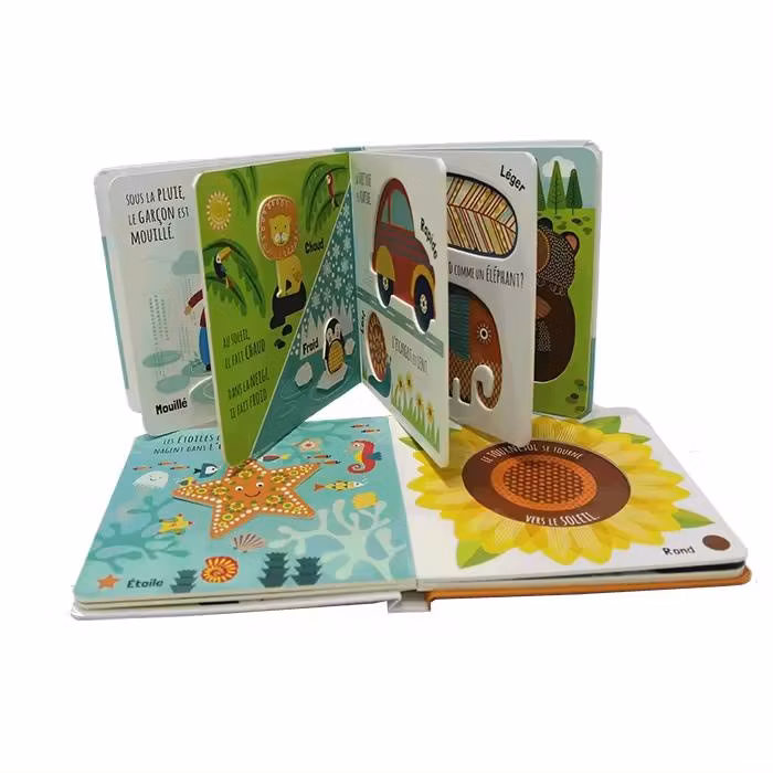 2024 High Quality Custom Art Design English Learning ABC Full Color Printing Children Baby Board