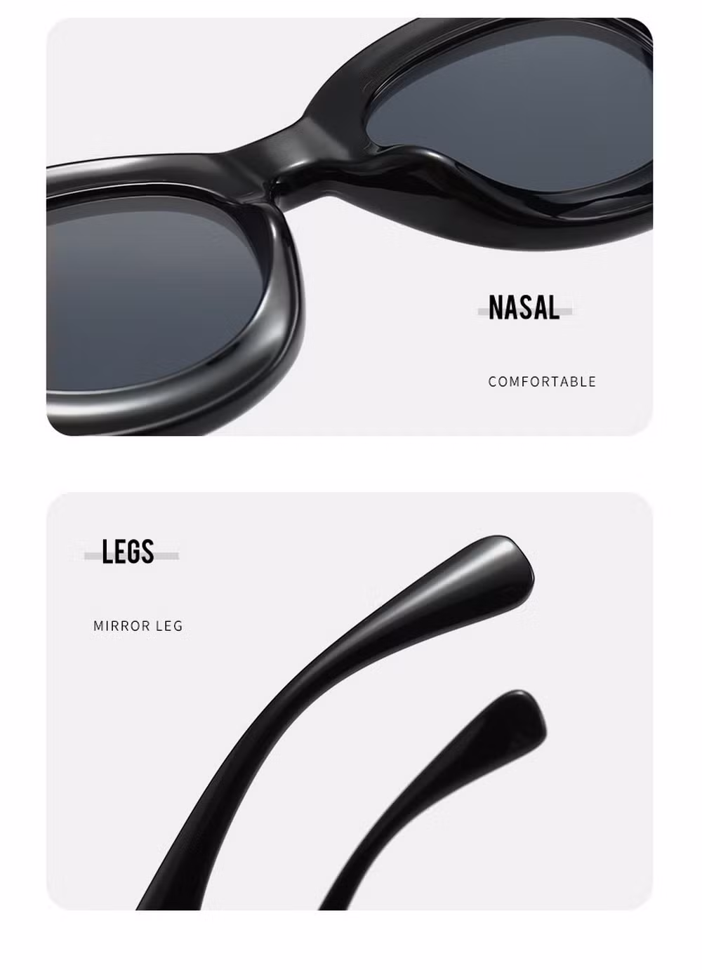 2024 New Arrival OEM High Quality Full Rim PC Round Frame Fashion Unisex Sunglasses with 100% UV400 Lenses
