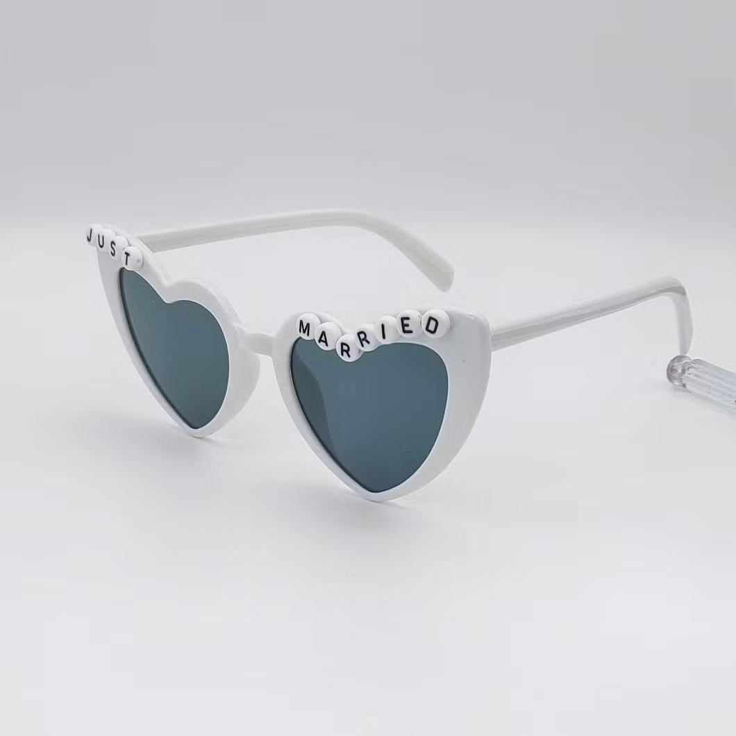 Classic Diamond-Encrusted Heart-Shaped Sunglasses for Party Hot Selling