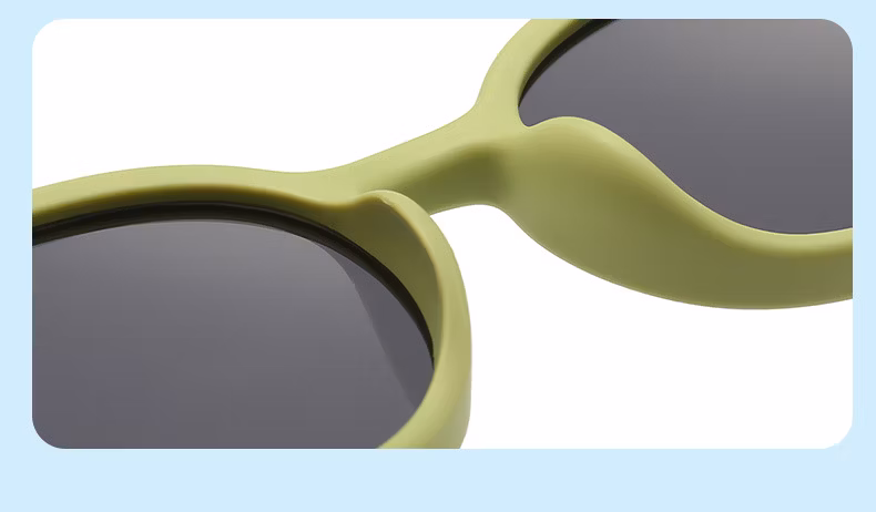High Quality Soft Touch Tpee Material Kids Sunglasses with Polarized UV400 CE FDA