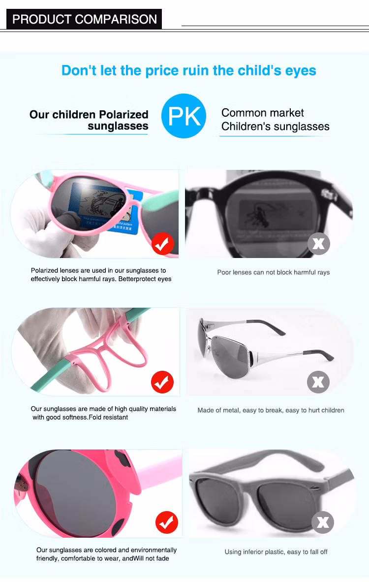 2020 New Kids Cartoon Dalmatian Sunglasses Silicone Polarized UV Protection Baby Sunglasses