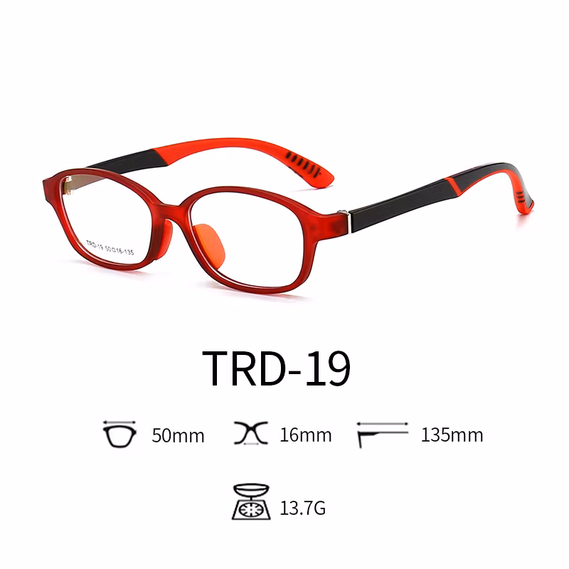2020 New Arrivals Anti Blue Light Glasses Tpee Rubber Flexible Kids Nerd Glasses