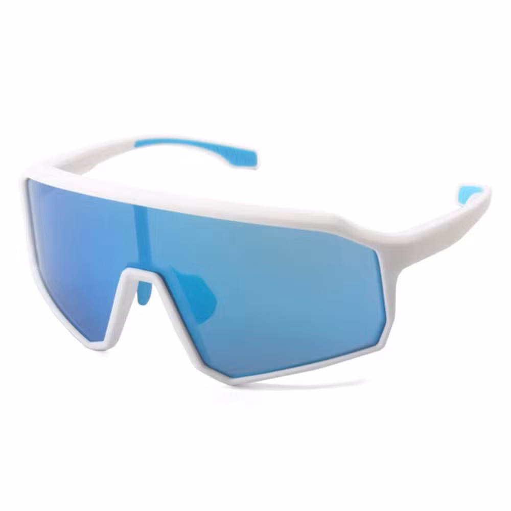 Custom Cycling Glasses UV400 Protection Youth Baseball Shades Baby Blue Sports Goggles