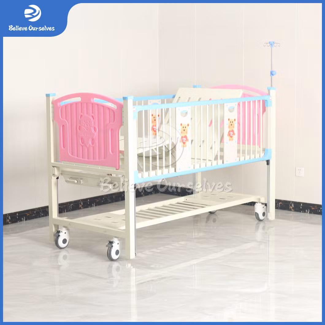 Huaren Kid Child Pediatric Bed Distributor China Medical Furniture Hospital Nursing Care Child Patient Bed