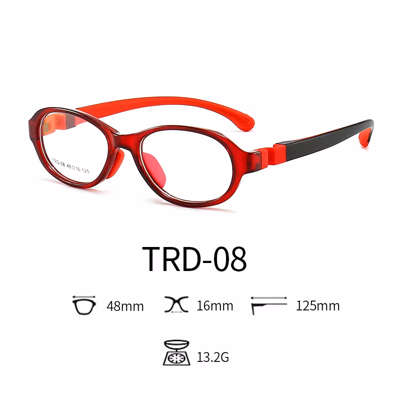 2020 Anti Blue Light Glasses Tpee Rubber Flexible Kids Nerd Glasses