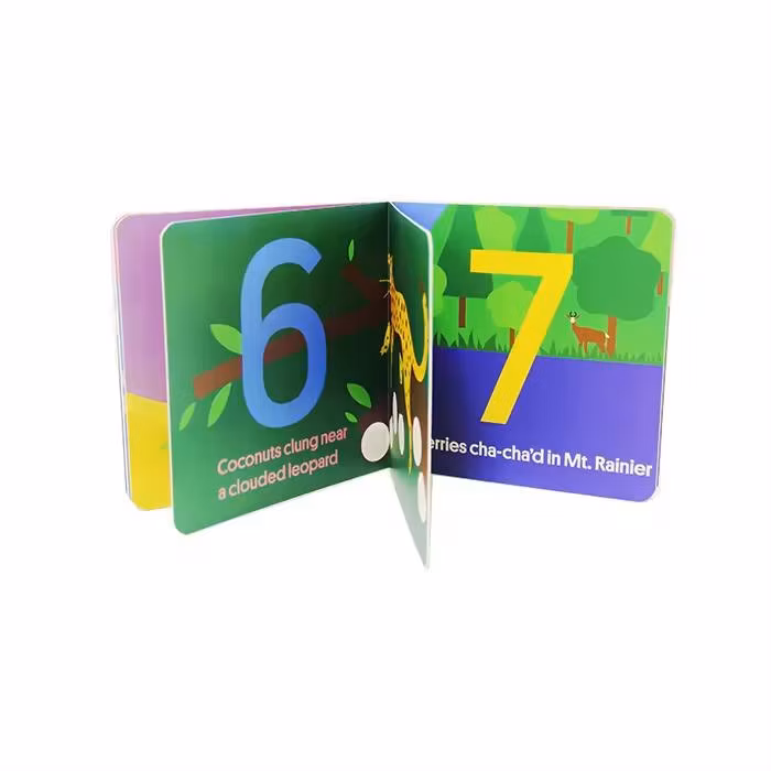 2024 High Quality Custom Art Design English Learning ABC Full Color Printing Children Baby Board