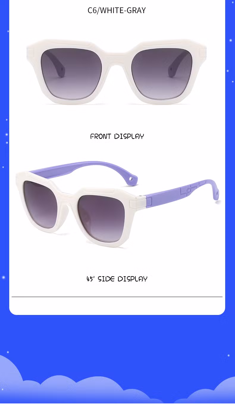 Popular OEM ODM Custom PC Sunglasses Children Sunglasses Plastic Toddler Sun Glasses