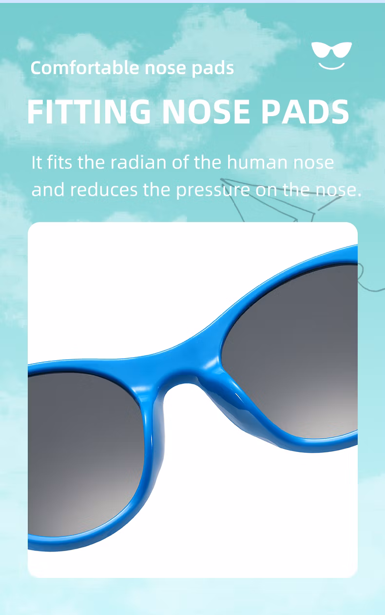 Custom Logo 2024 Sunglasses Plastic PC Children Sunglasses Unisex Elegant Boys and Girls Sunglasses