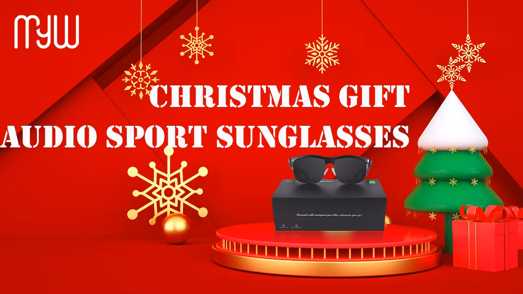 2022 Myw Bone Conduction Sports Wireless Smart Stereo Sound Audio Music Bluetooth Sunglasses