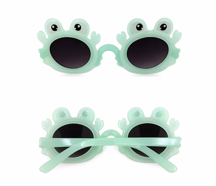 Lovely Cute Design Fashion Kids Children Boy Girl Frog Cartoon Print Sunglass UV400 Polarized Kids Sunglasses