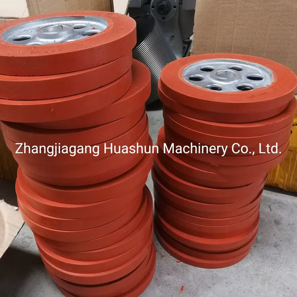 Yellow Rubber Silicon Wheels for PS Picture Frame Moulding