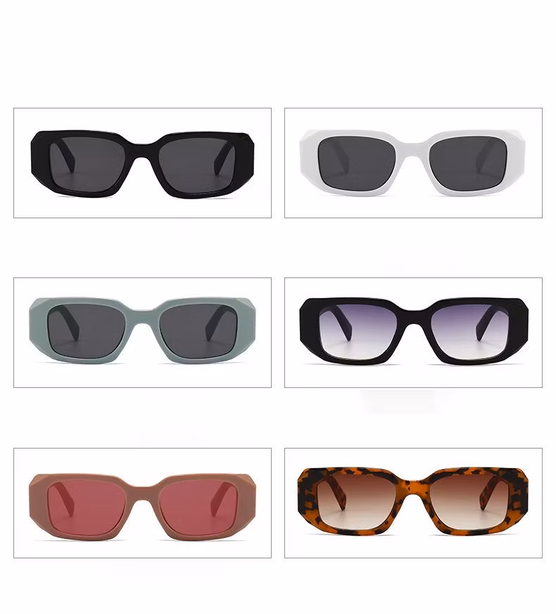 2024 New Popular Square Small Frame Unisex Fashion UV Sunglasses for Men and Women