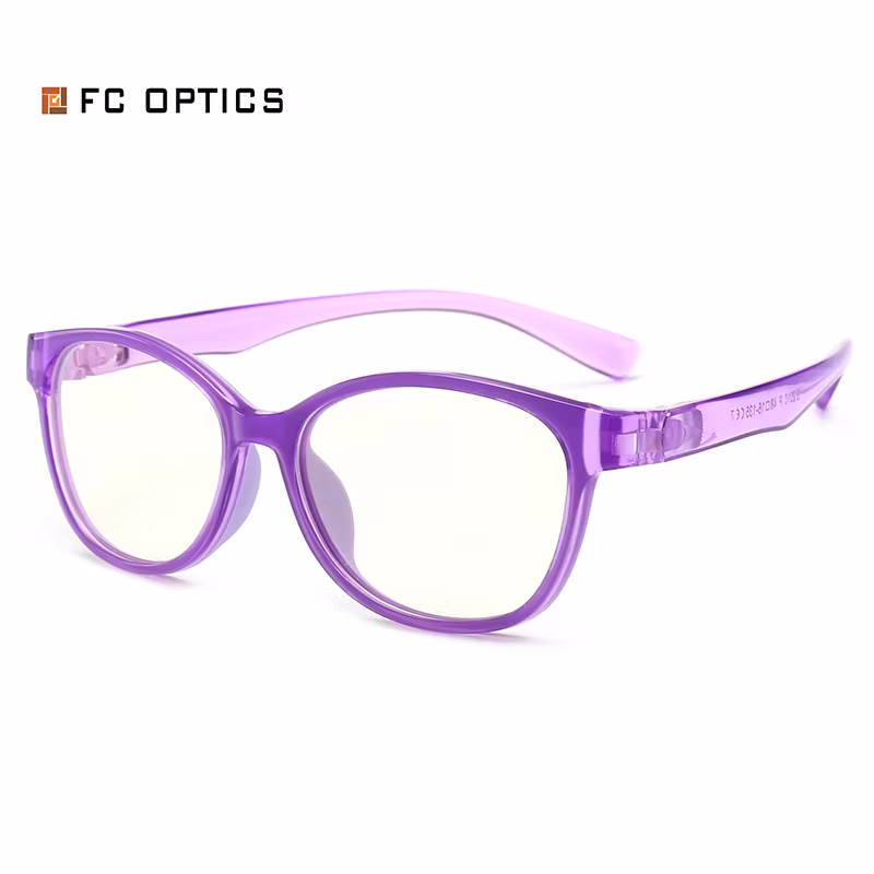 Quick Shipping Wholesale Design Eyeglasses Frame Silicon Anti Blue Light Glasses for Children Optical Eyewear