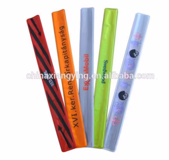 New Type for Kids Promotion Gifts Reflective Wrap Slap Band