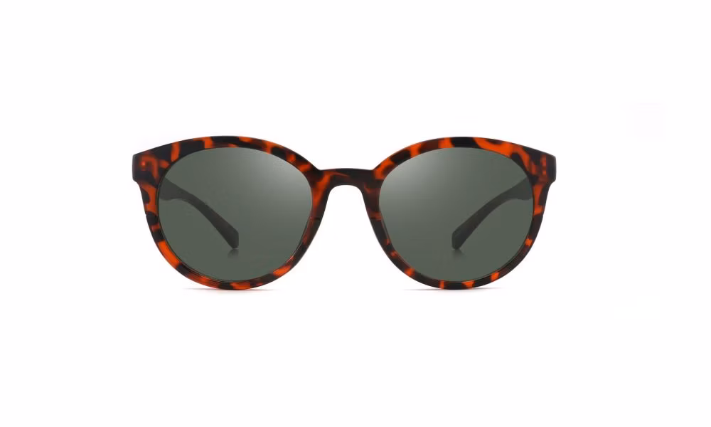 2024 New Arrival High Quality Full Rim Round Style PC Fashion Unisex Sunglasses with 100% UV400 Polarized Lenses