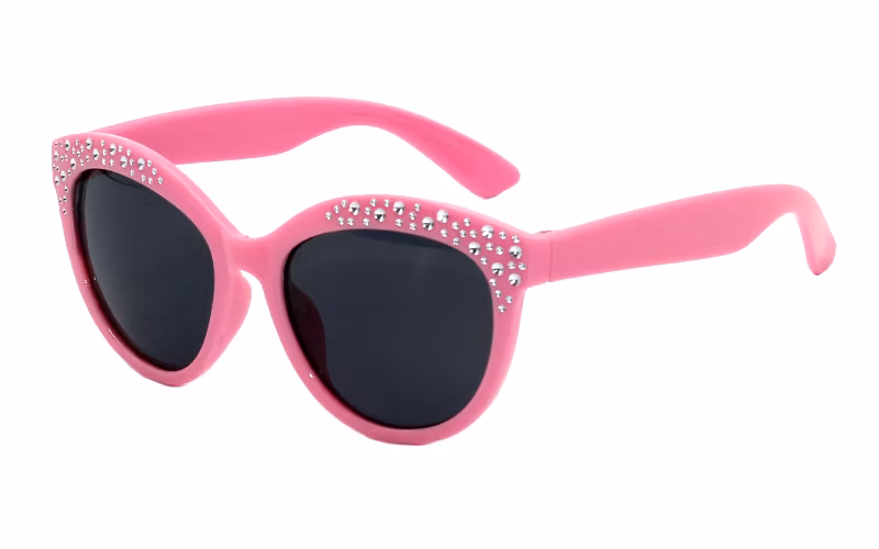 New Wholesale Multi Color Cute Kids Round Frame Sunglasses Cartoon Folding Sunglasses