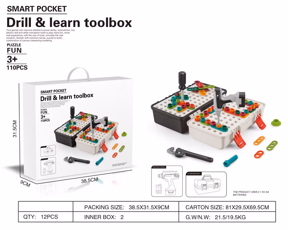Educational Fun Simulation Toolbox for Baby Toy
