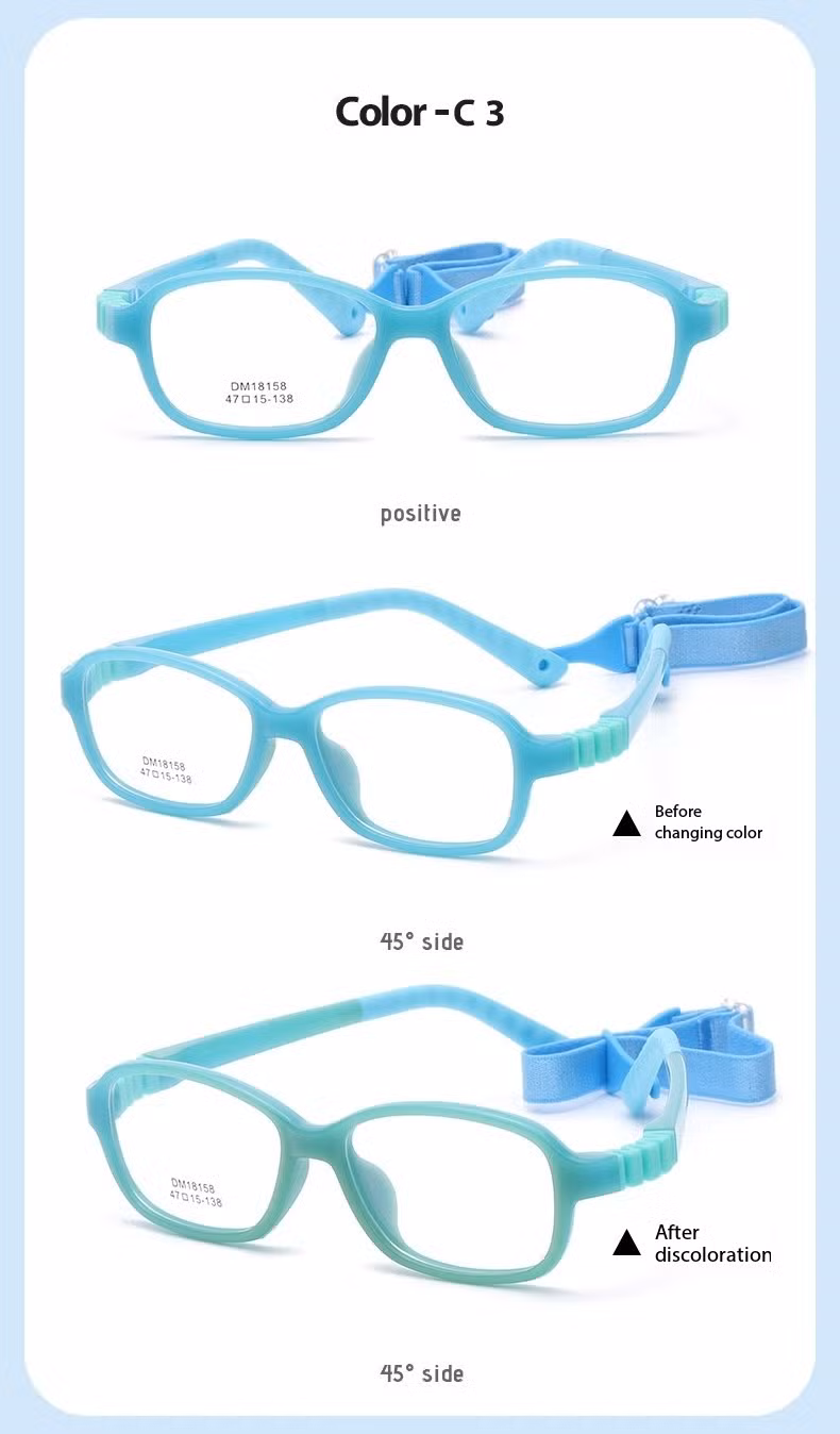 Tpee Frames Color Changeable Optical Frame for Kids with Fashionable Straps