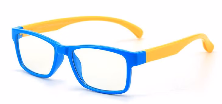 Silica Gel Soft Eyeglasses Optical Frames Children Computer Anti Blue Light Kids Blue Light Blocking Glasses