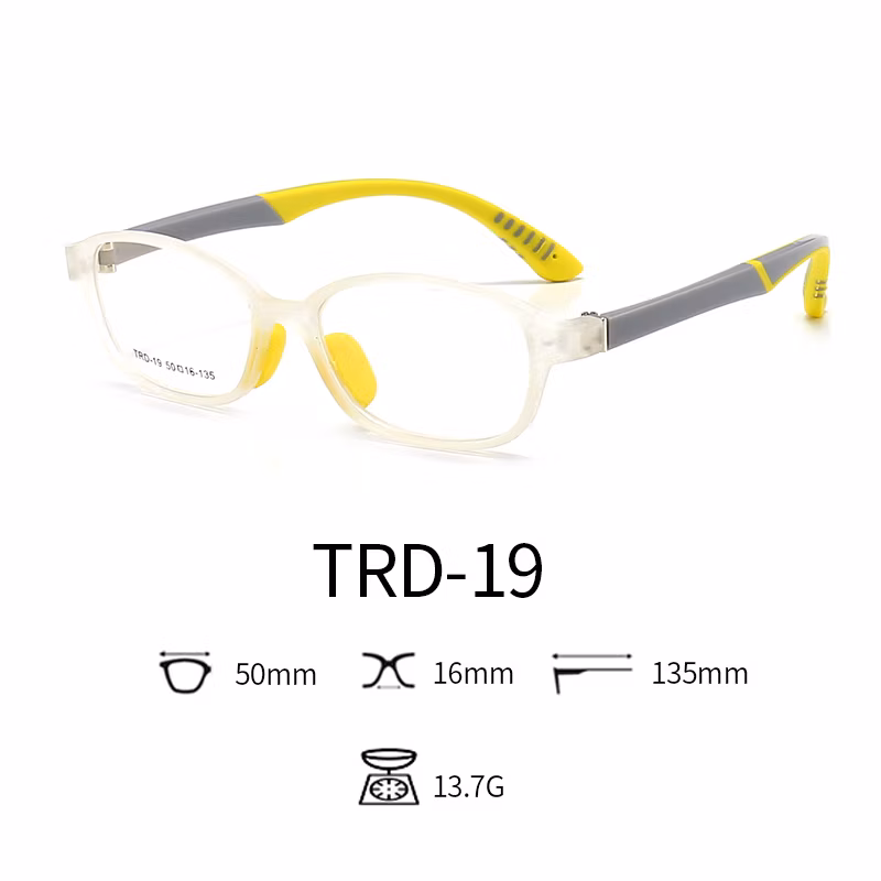 2020 New Arrivals Anti Blue Light Glasses Tpee Rubber Flexible Kids Nerd Glasses