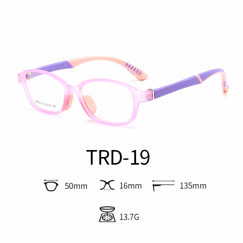 2020 New Arrivals Anti Blue Light Glasses Tpee Rubber Flexible Kids Nerd Glasses