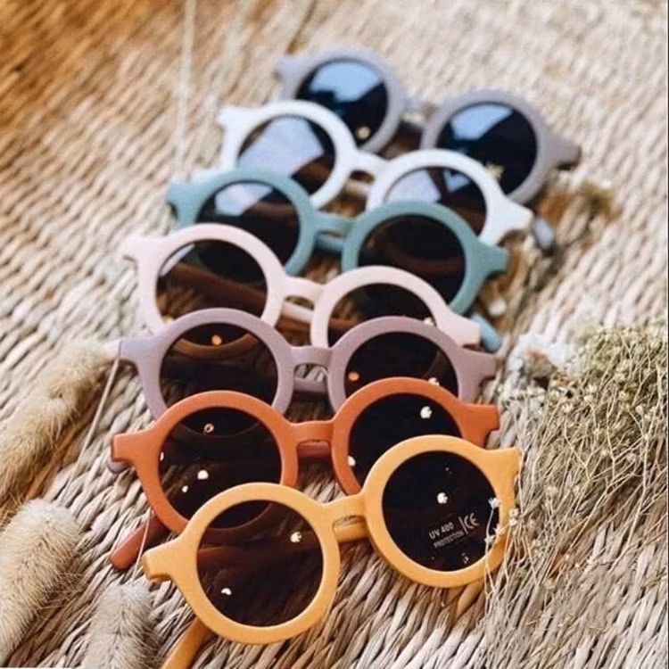 Age 3-10 Tpee Rubber Flexible Kids Sunglasses