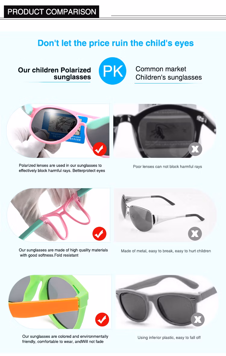 Wholesale Soft Silicon Polarized Lens Kids Design Sunglasses 2020 Promotional Child UV400 Sunglasses with Custom Logo