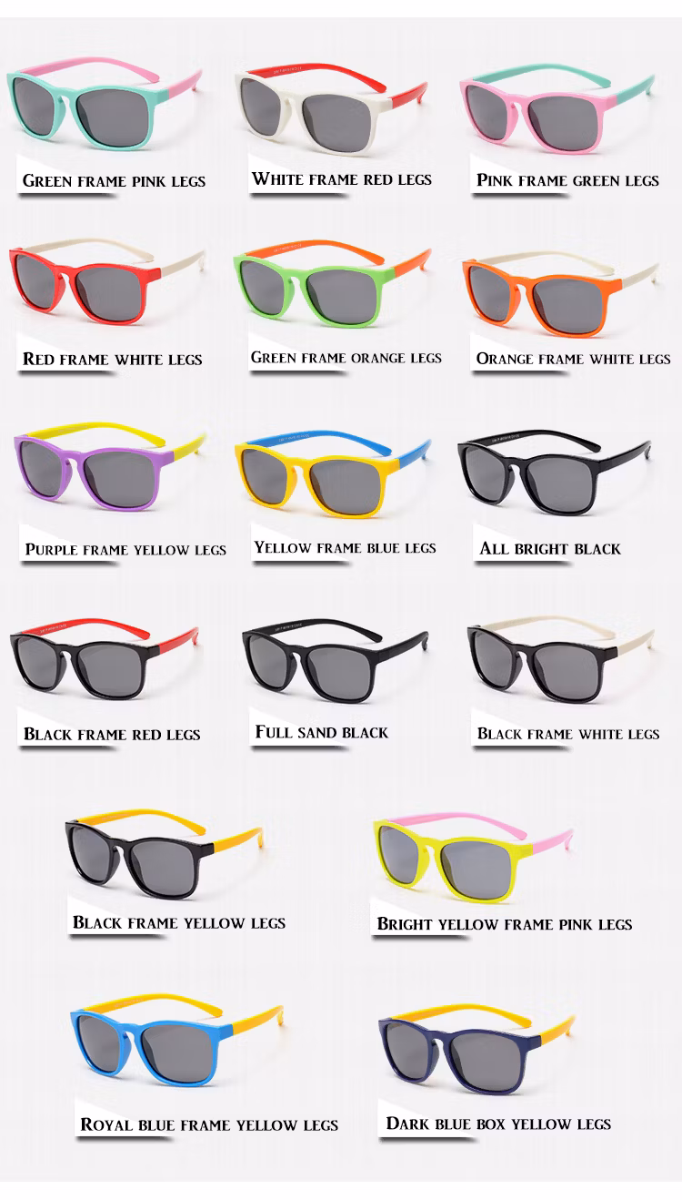 Kids Toddler Boys Girls Multi Colors Classic Retro Sunglasses