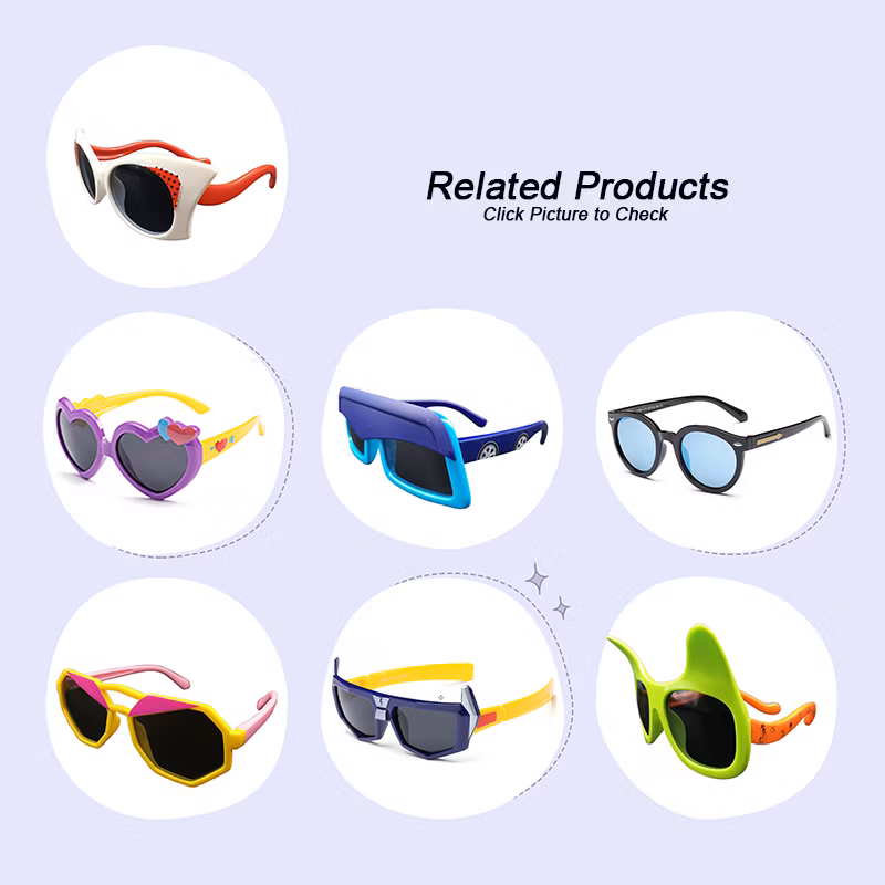 Special Design Rectangle Cartoon Decoration Shape 100% Cycling Matrix Superman Designer Kids Boys Girls Rubber TPE Silicone Sunglasses