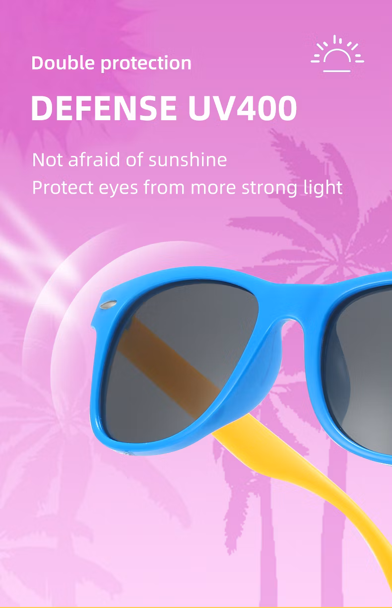 Children′s UV400 Sunglasses Unisex PC Sunglasses