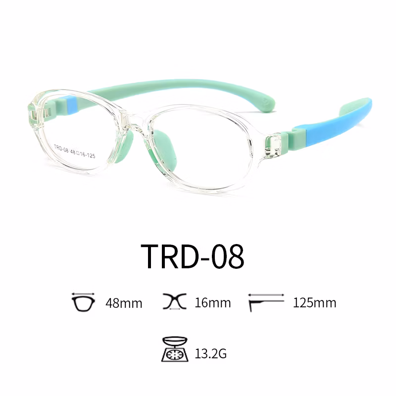 2020 Anti Blue Light Glasses Tpee Rubber Flexible Kids Nerd Glasses