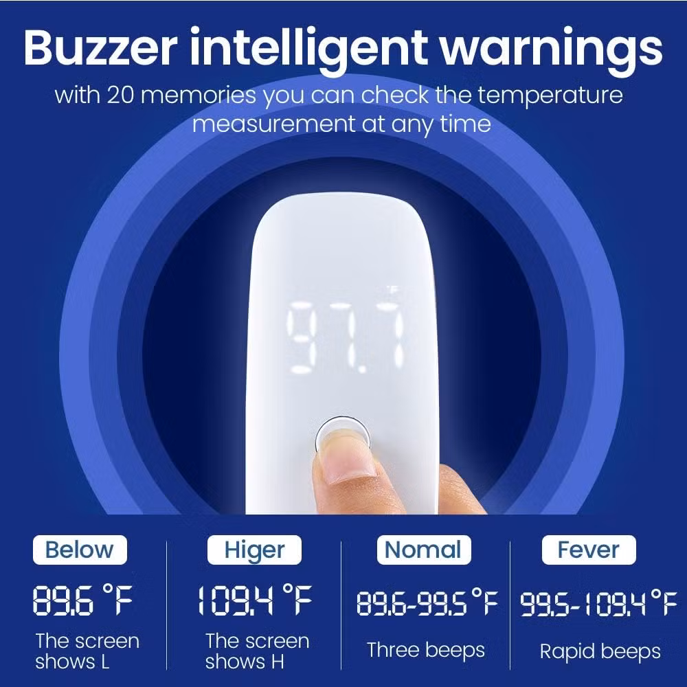 High Accuracy Clinical No Touch Infrared Thermometer for Babies and Adults