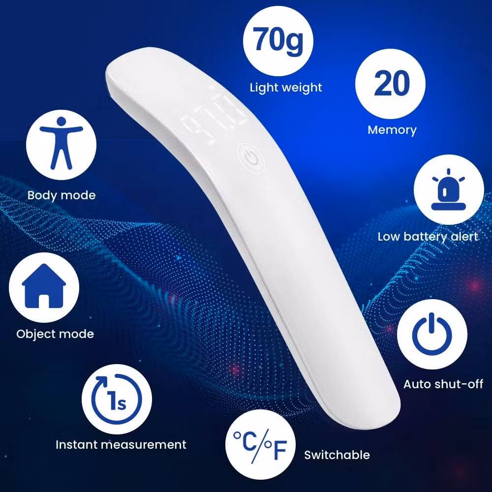 High Accuracy Clinical No Touch Infrared Thermometer for Babies and Adults