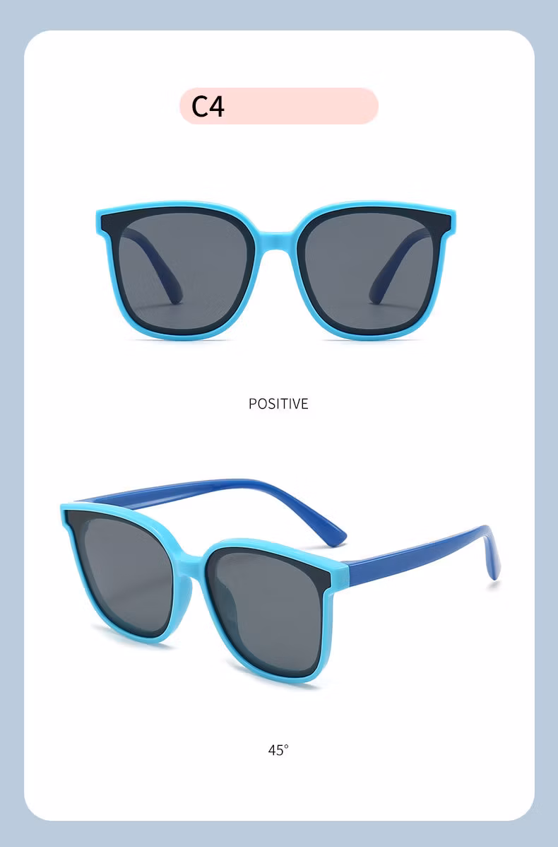 Tpee Soft Flexible Sunglasses for Kids Polarized Sun Glasses