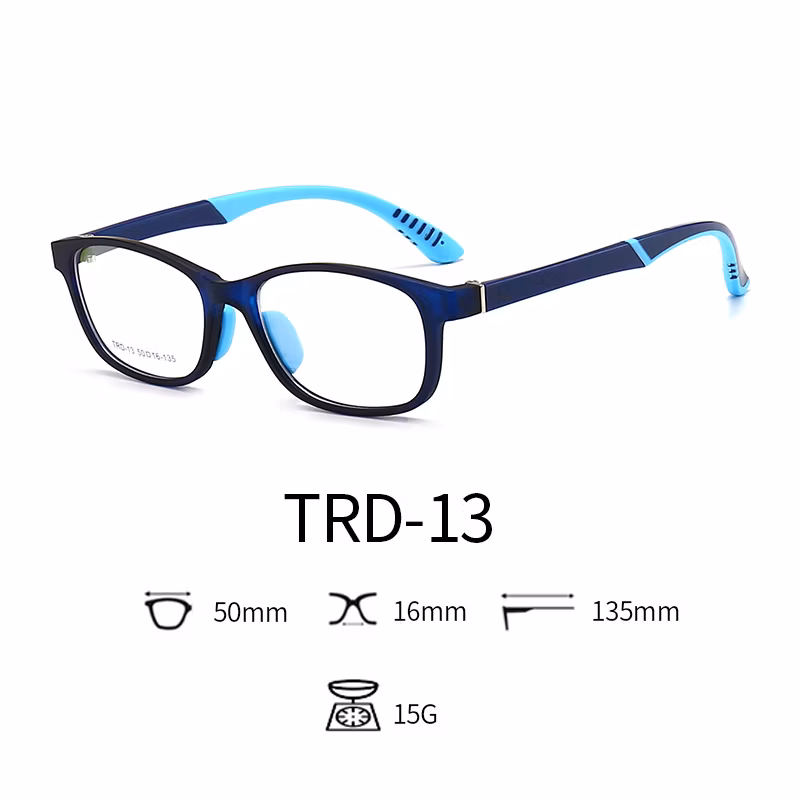 2020 Promotion for Anti Blue Light Glasses Tpee Rubber Flexible Kids Nerd Glasses